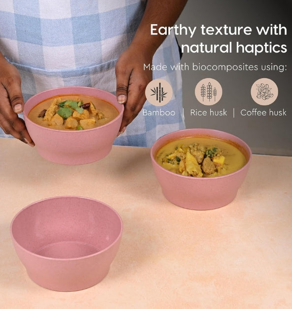 Ivalo Bowl | 1000ml | Set of 3 | Chroma Pink