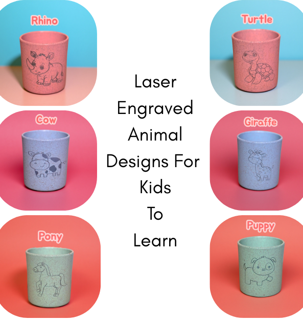 Inaari Kids Glass | 110ml | Set of 6