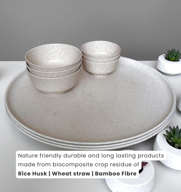 Pello 9 Piece Dinner Set | Sand Beige