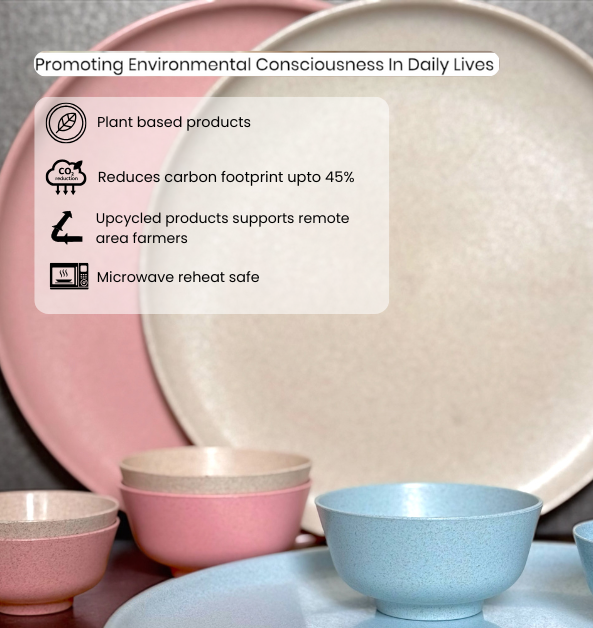 Pello 9 Piece Dinner Set | Multicolour