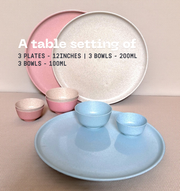 Pello 9 Piece Dinner Set | Multicolour