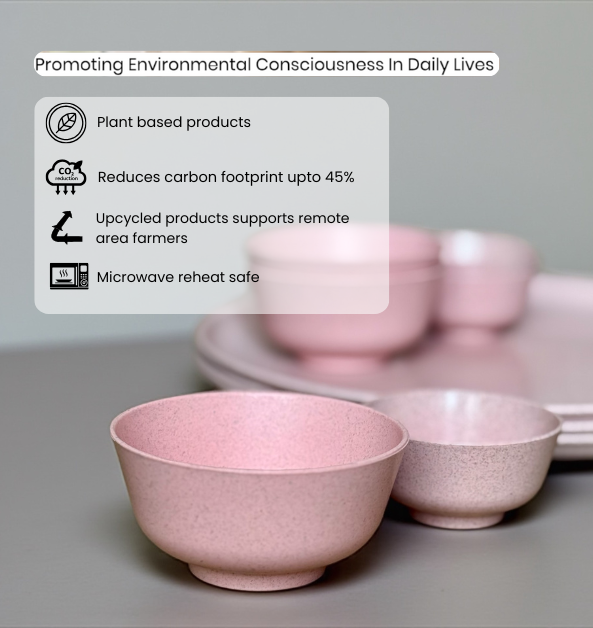 Pello 9 Piece Dinner Set | Chroma Pink