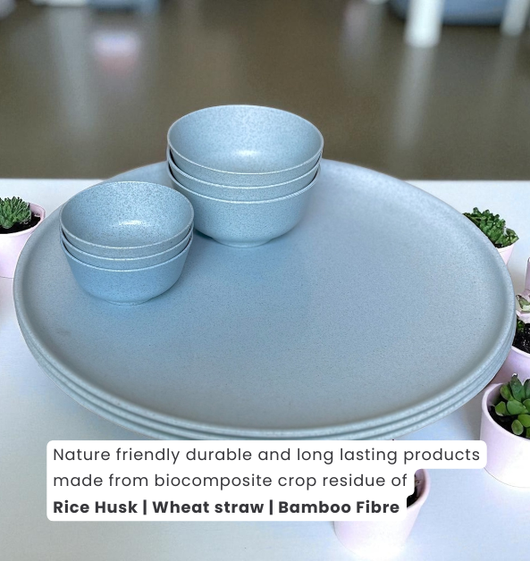 Pello 9 Piece Dinner Set | Glacier Blue