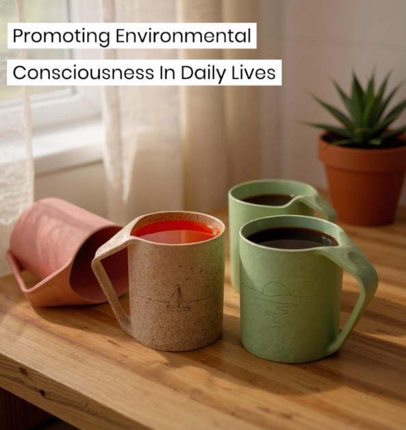 Tri Mug | 375ml | Set of 4 | Multicolour