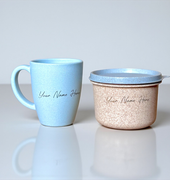 Classic Mug with Prestige Snack Box | Glacier Blue | Personalised