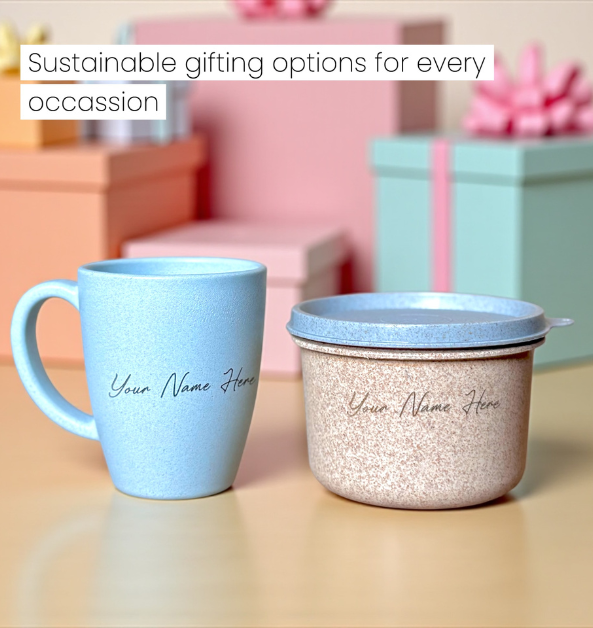 Classic Mug with Prestige Snack Box | Glacier Blue | Personalised