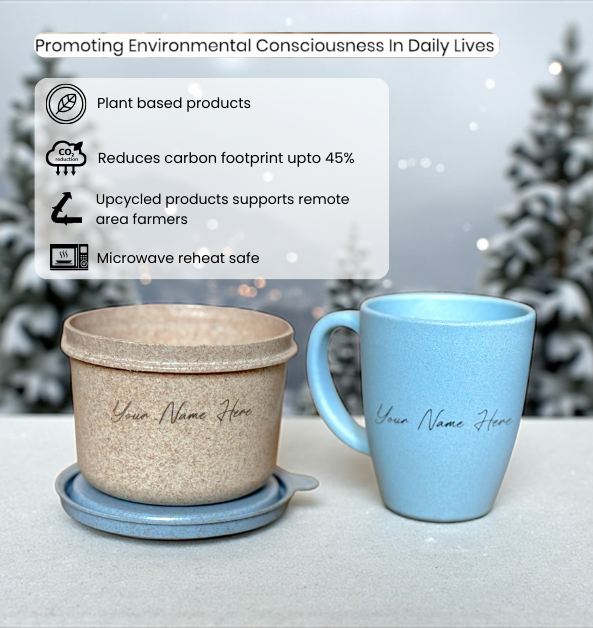 Classic Mug with Prestige Snack Box | Glacier Blue | Personalised