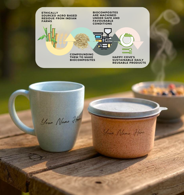 Classic Mug with Prestige Snack Box | Glacier Blue | Personalised