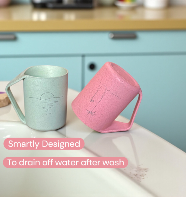 Tri Mug | 375ml | Set of 4 | Multicolour