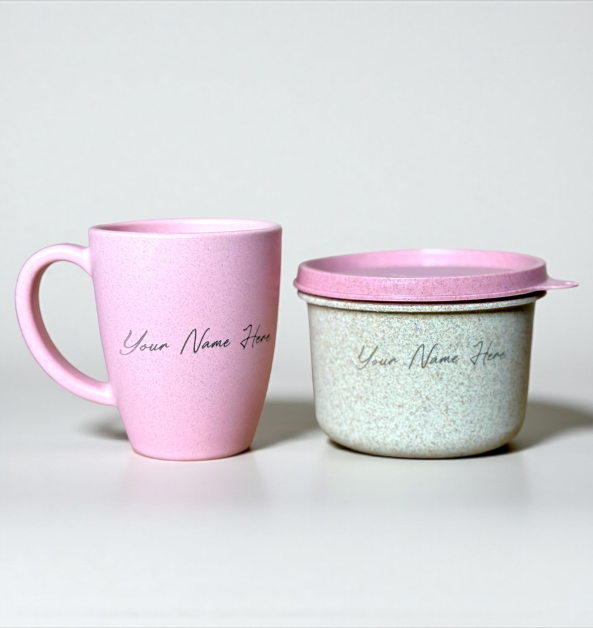 Classic Mug with Prestige Snack Box | Chroma Pink | Personalised