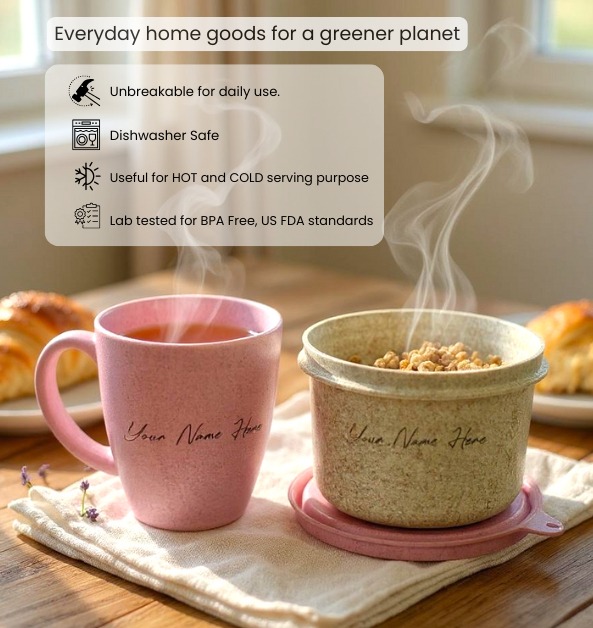 Classic Mug with Prestige Snack Box | Chroma Pink | Personalised