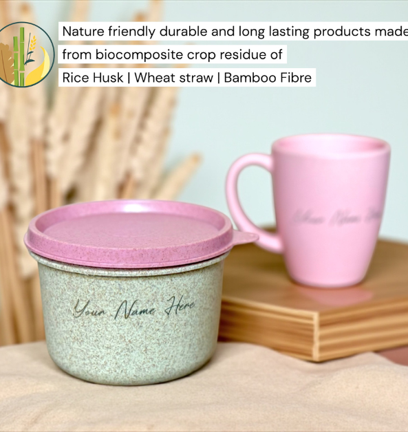 Classic Mug with Prestige Snack Box | Chroma Pink | Personalised