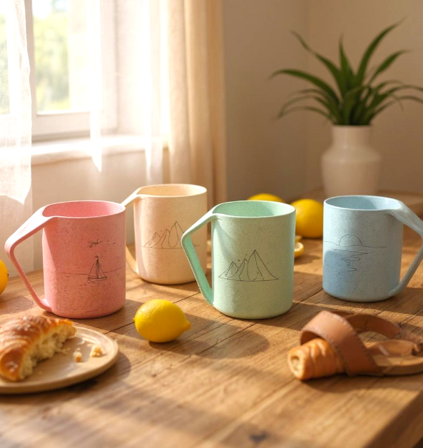 Tri Mug | 375ml | Set of 4 | Multicolour