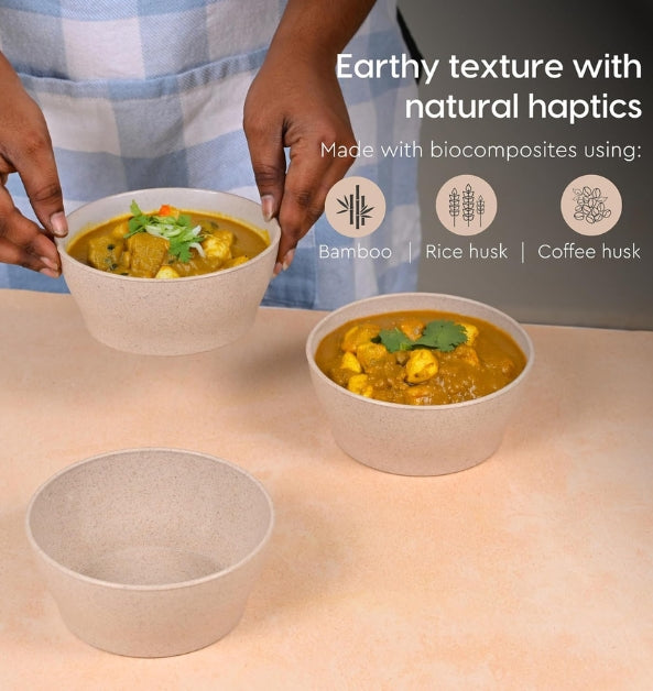 Ivalo Bowl | 600ml | Set of 3 | Beige