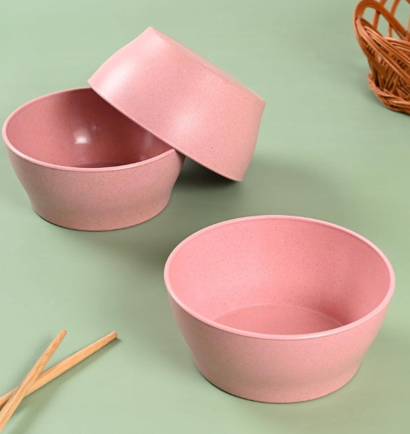 Ivalo Bowl | 600ml | Set of 3 | Chroma Pink