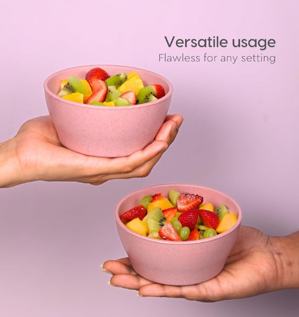 Ivalo Bowl | 600ml | Set of 3 | Chroma Pink