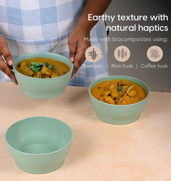 Ivalo Bowl | 1000ml | Set of 3 | Pearl Green