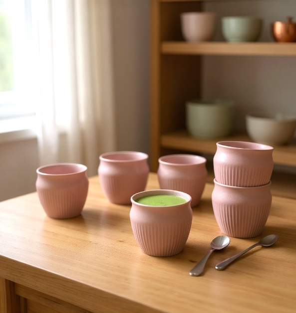 Kulhad | 200ml | Set of 6 | Chroma Pink Pink