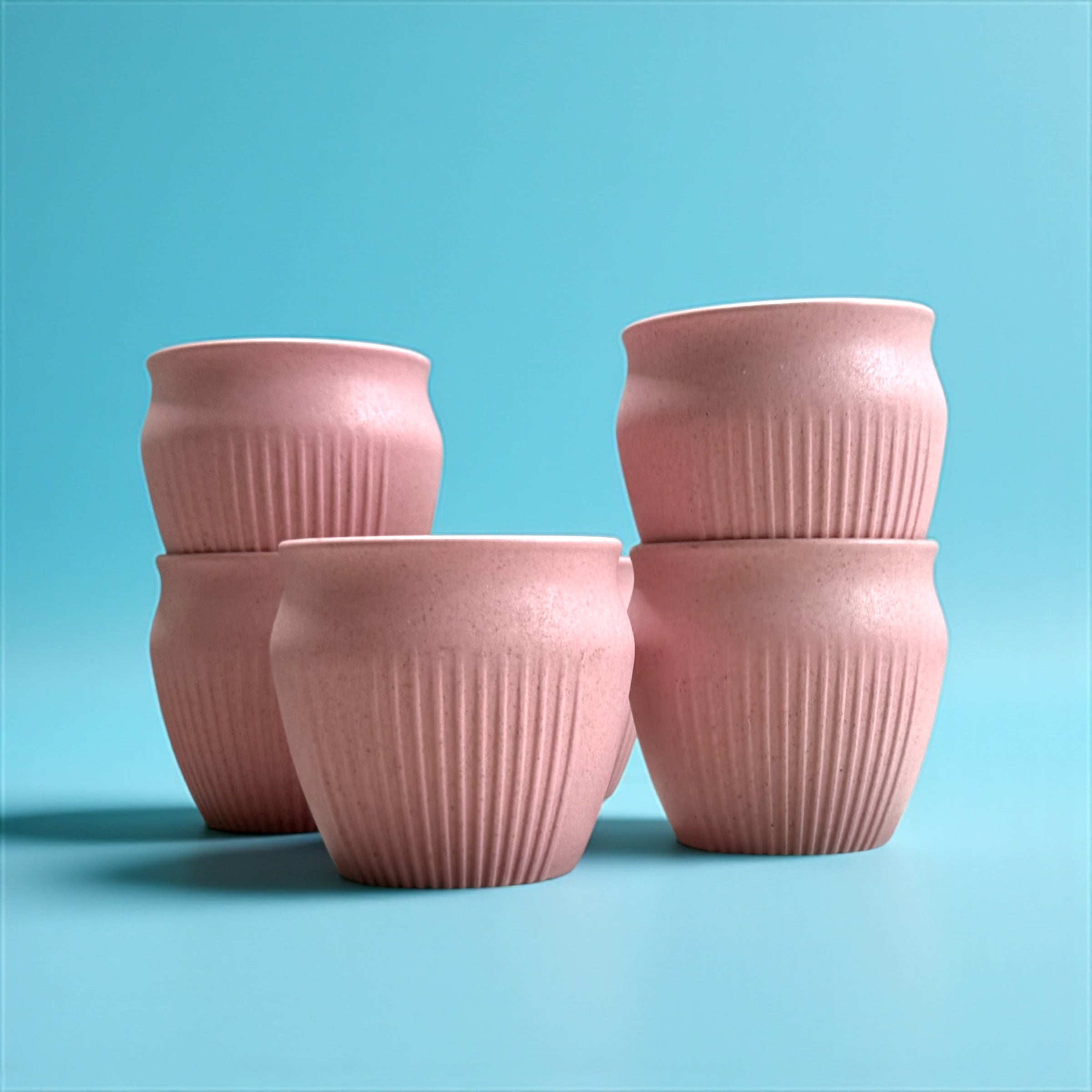 Kulhad | 200ml | Set of 6 | Chroma Pink Pink