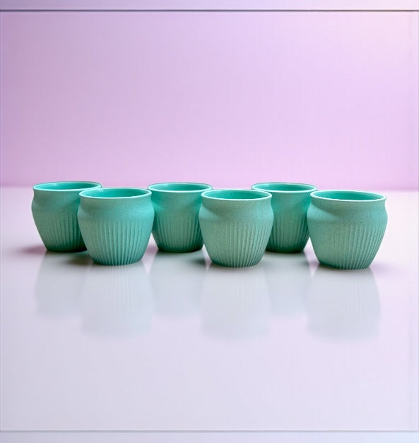 Kulhad | 200ml | Set of 6 | Pearl Green