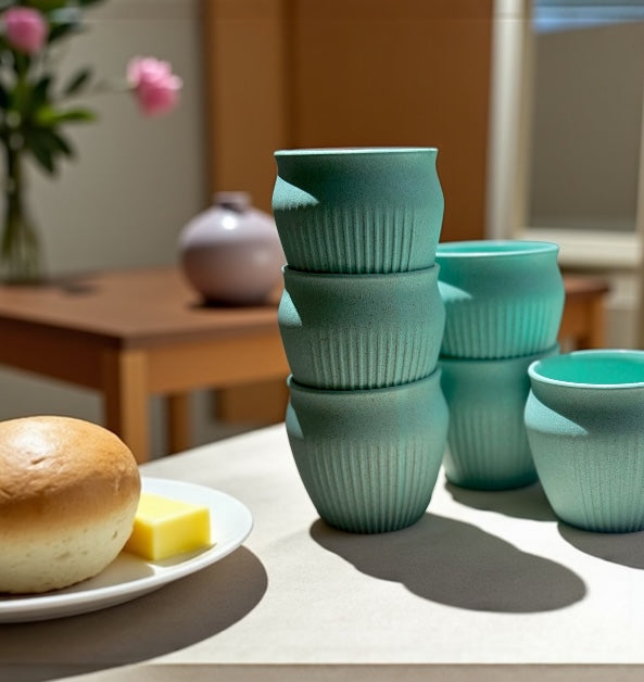 Kulhad | 200ml | Set of 6 | Pearl Green