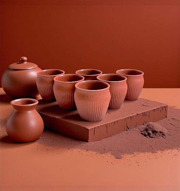 Kulhad | 200ml | Set of 6 | Terracotta