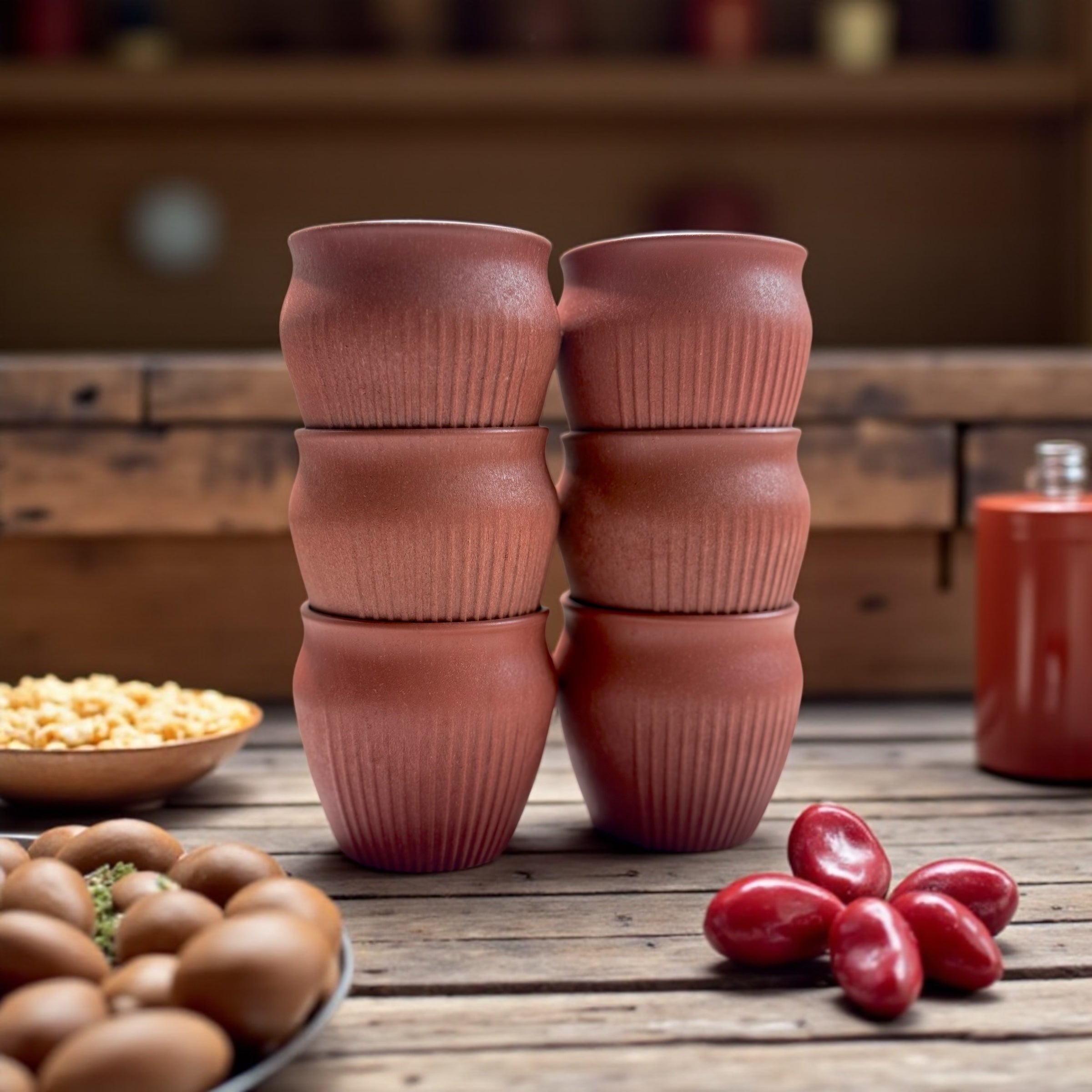 Kulhad | 200ml | Set of 6 | Terracotta