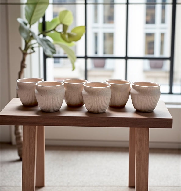 Kulhad | 200ml | Set of 6 | Beige