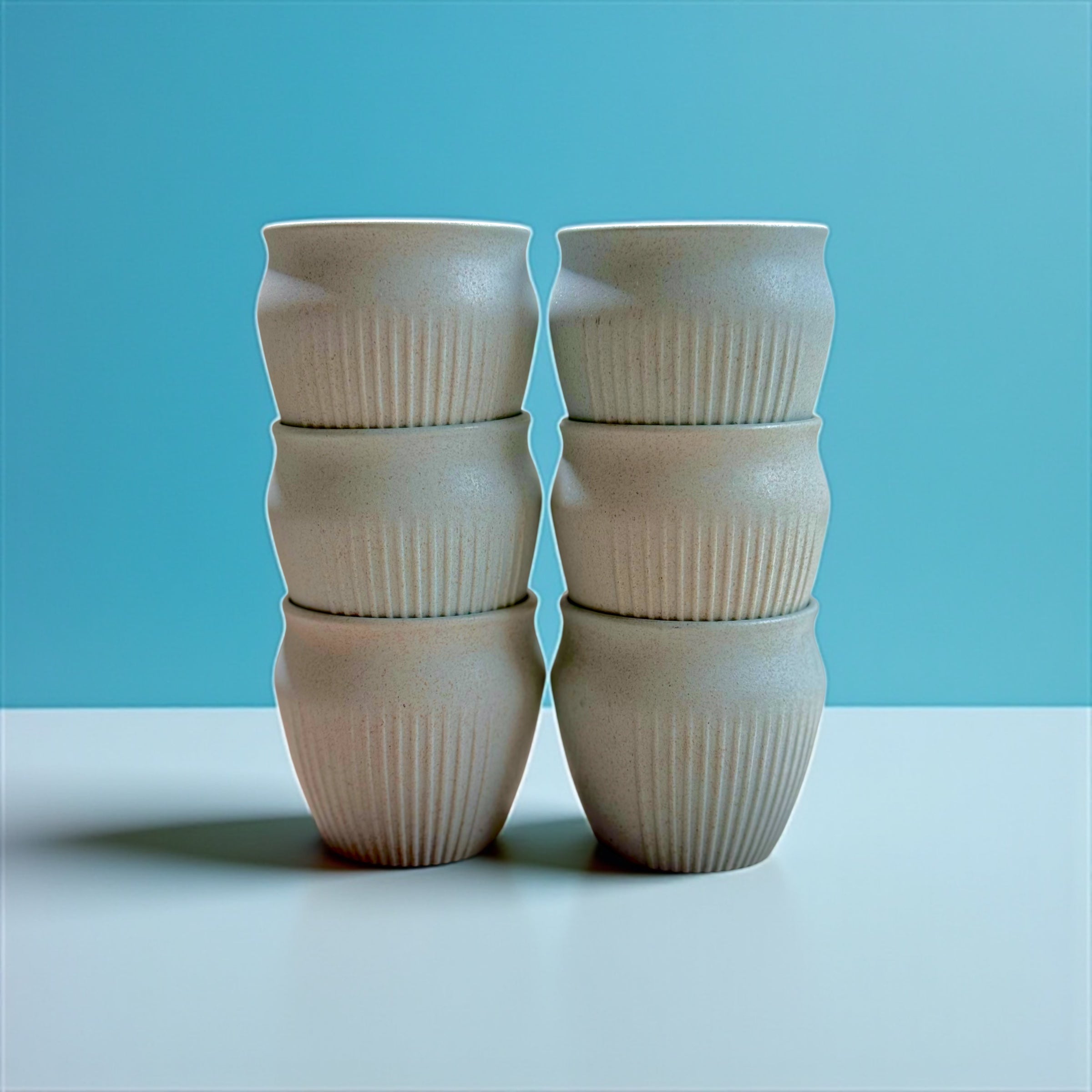 Kulhad | 200ml | Set of 6 | Glacier Blue