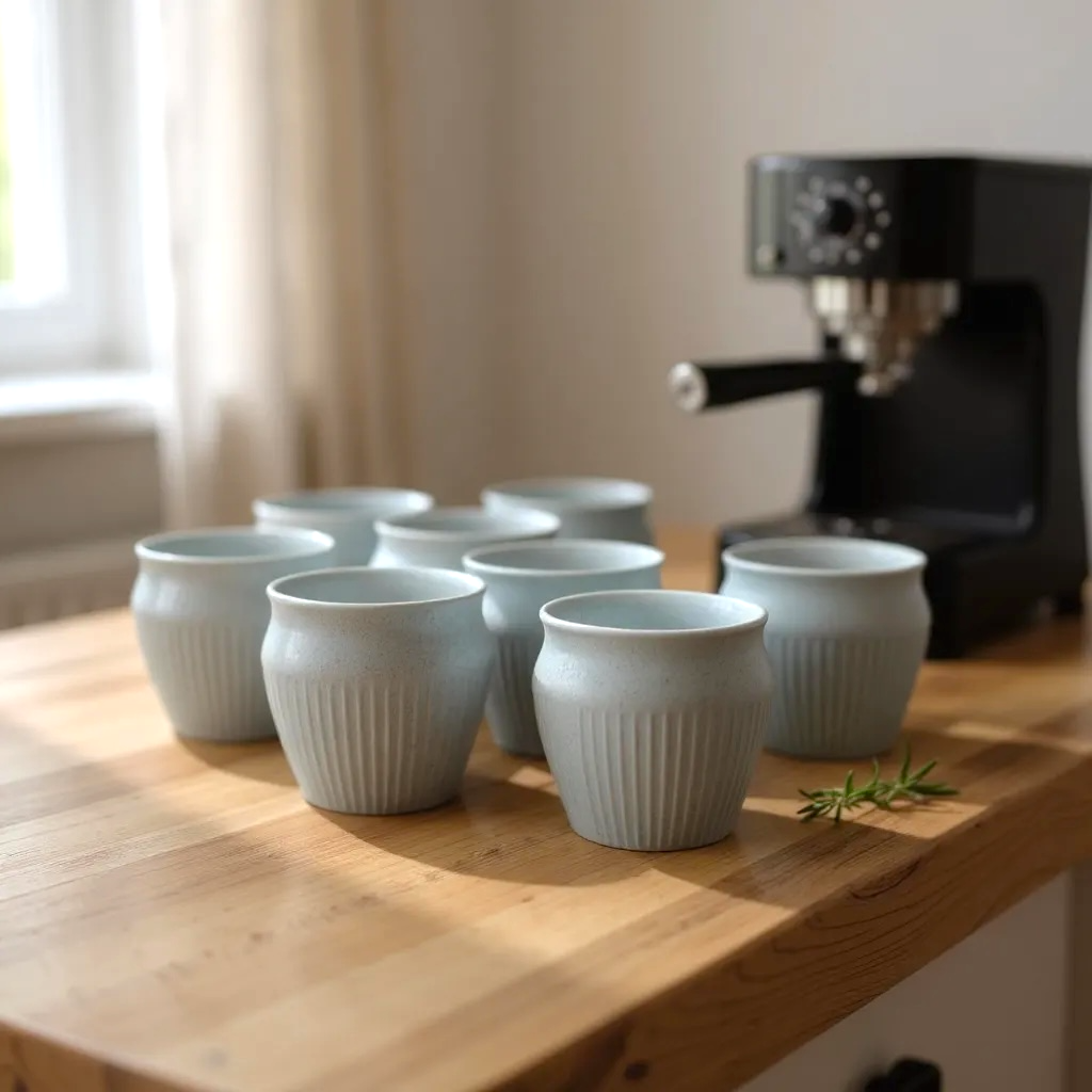 Kulhad | 200ml | Set of 6 | Glacier Blue