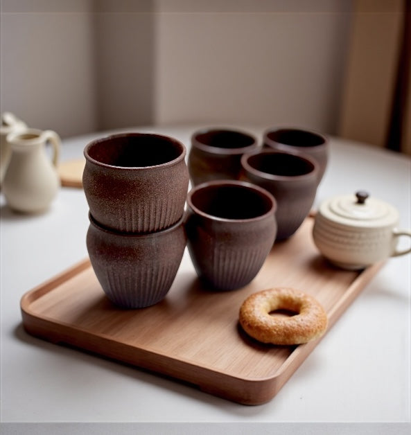 Kulhad | 200ml | Set of 6 | Coffee Brown