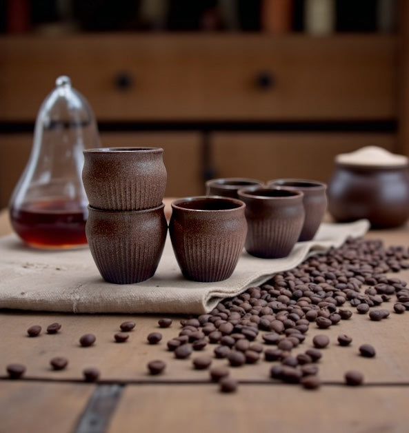 Kulhad | 200ml | Set of 6 | Coffee Brown